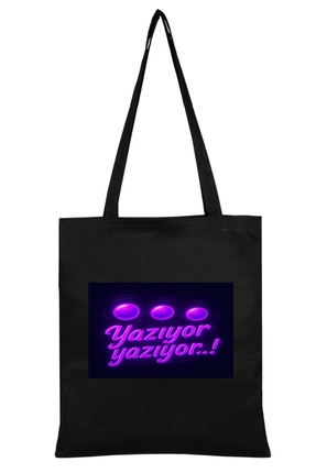 FSM REKLAM YAZIYOR BASKILI YAZLIK BEZ ÇANTA