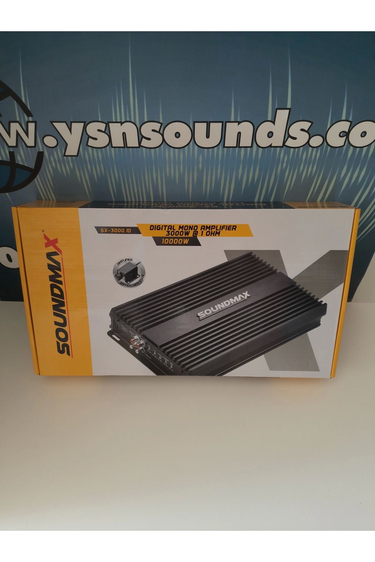 Soundmax Mono Amfi - Sx-3000.1d Bass Anfisi - 3000rms