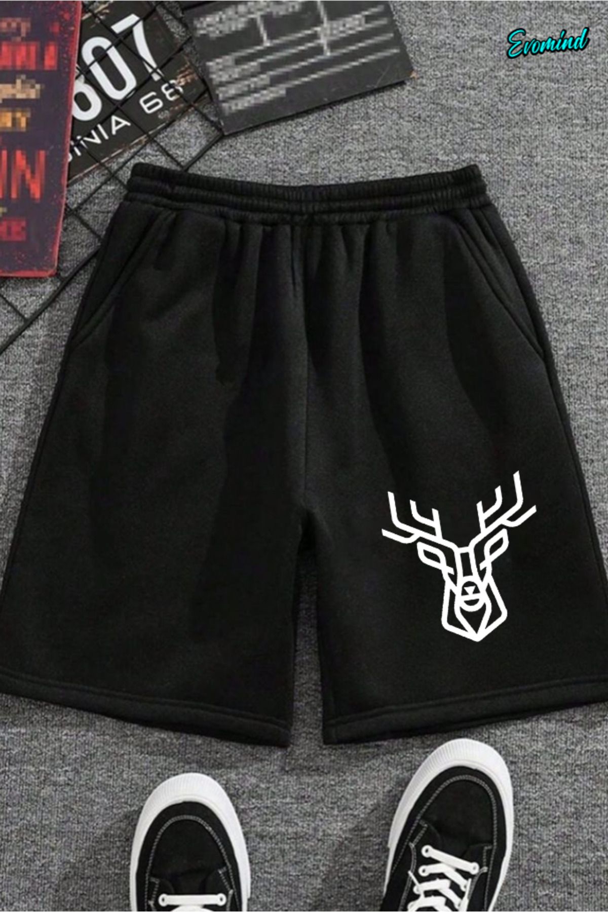 Evomind Baskılı Unisex Şort