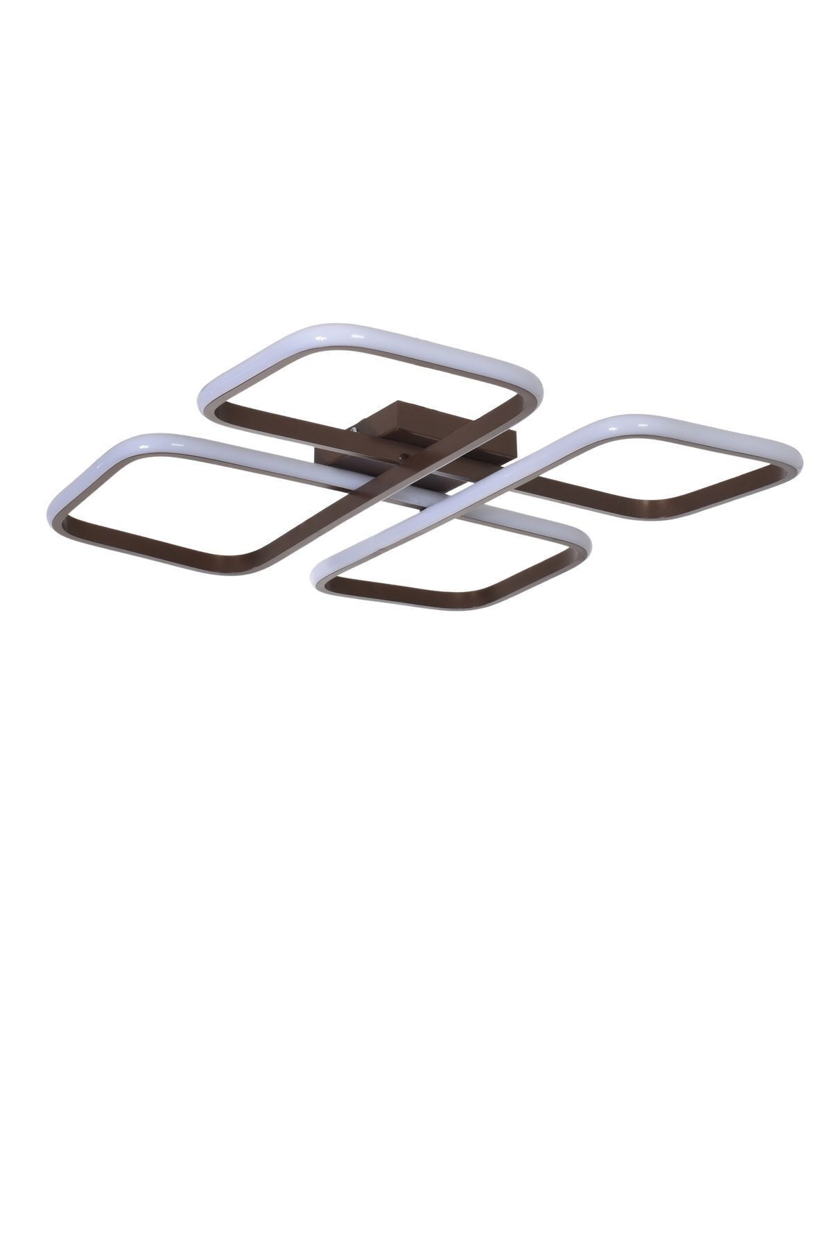 Noble Modern Design Bedroom-Living Room-Kitchen Brown Color White Led 4-Piece Led Chandelier
