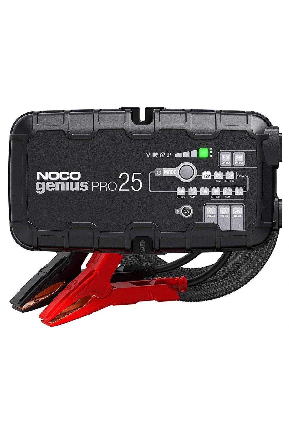ShopNova NOCO GENIUSPRO25 6V/12V/24V 1000A Akıllı Akü Şarj ve Akü Bakım/Desülfatör/Power Supply