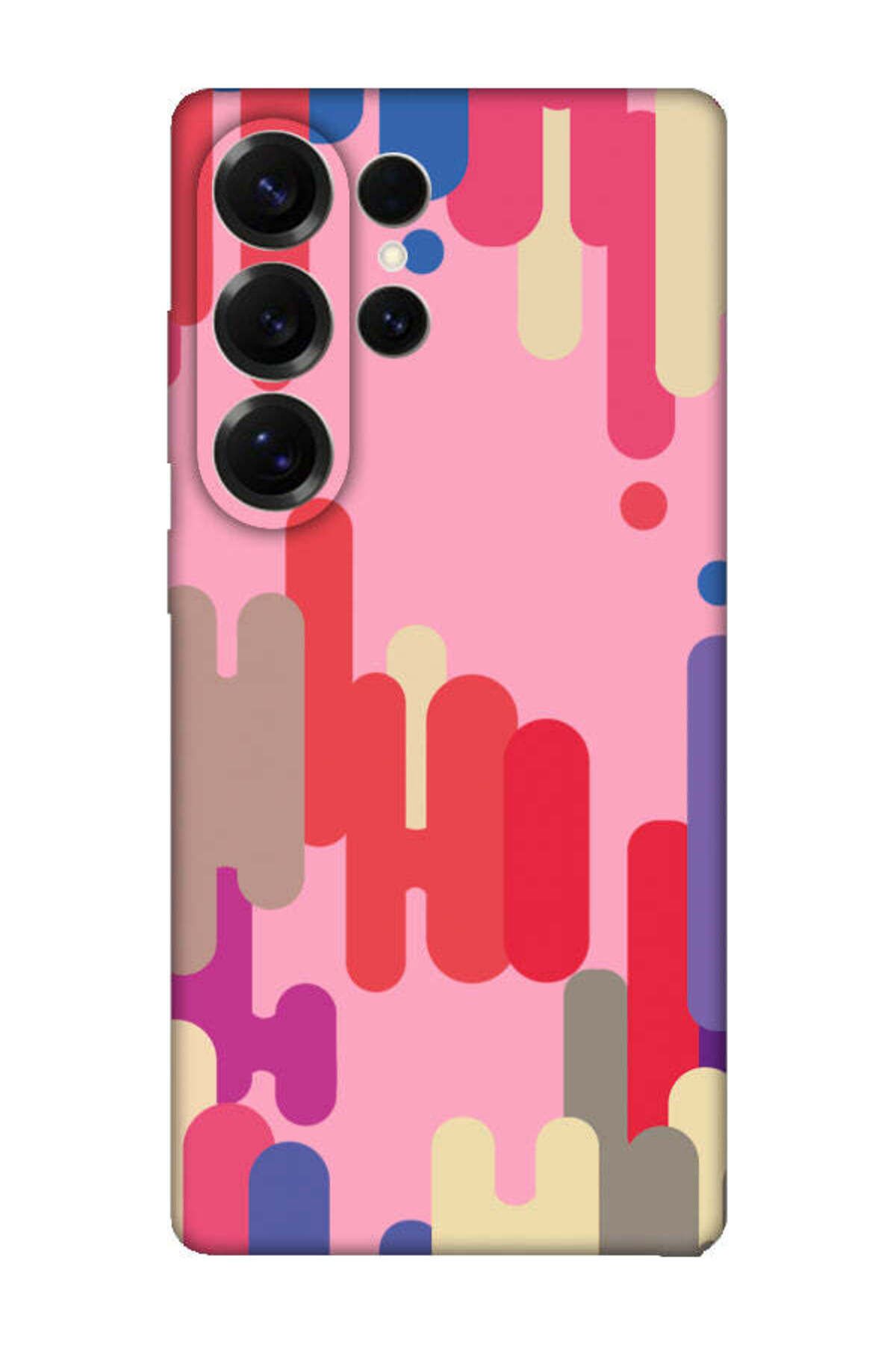 frondcase Samsung S25 Ultra Pop Art Pembe Telefon Kılıfı