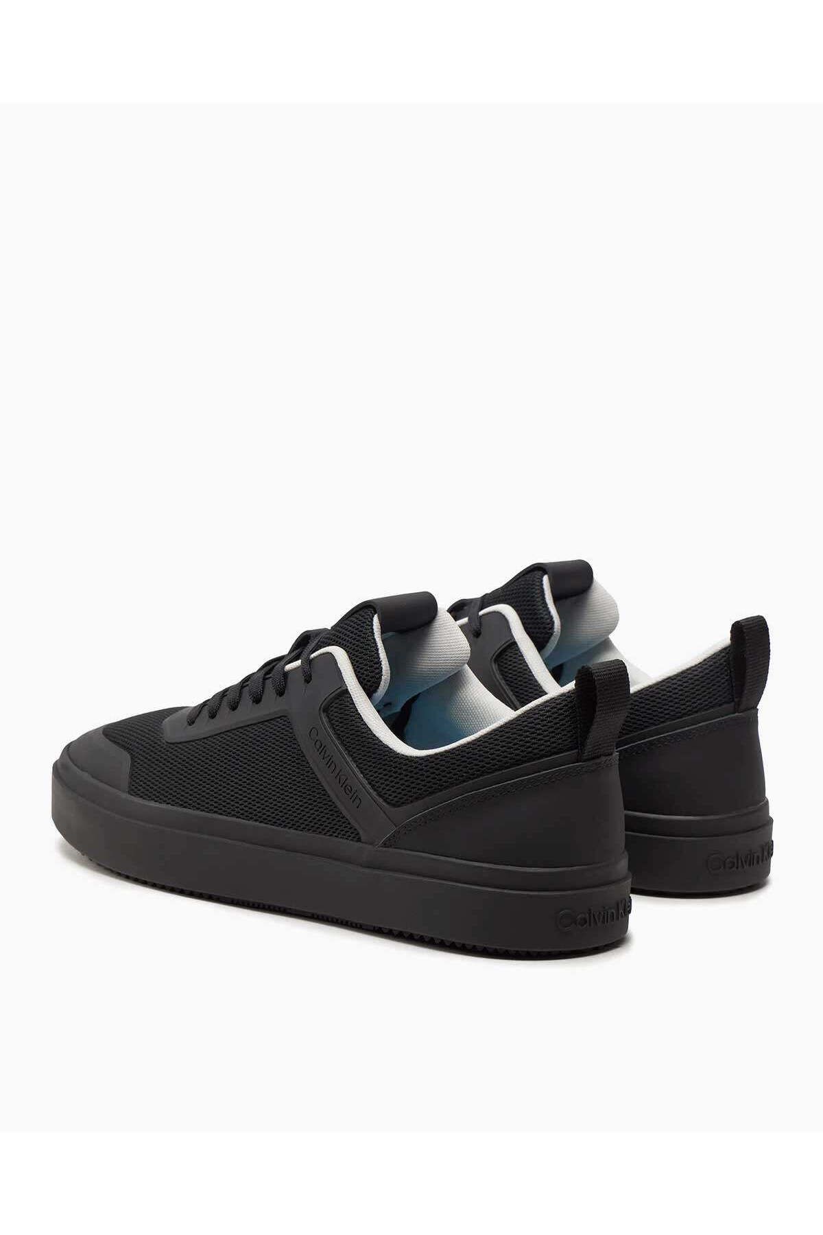 اسنیکر مشکی مردانه HM0HM01488 پایین سیاه و سفید Calvin Klein
