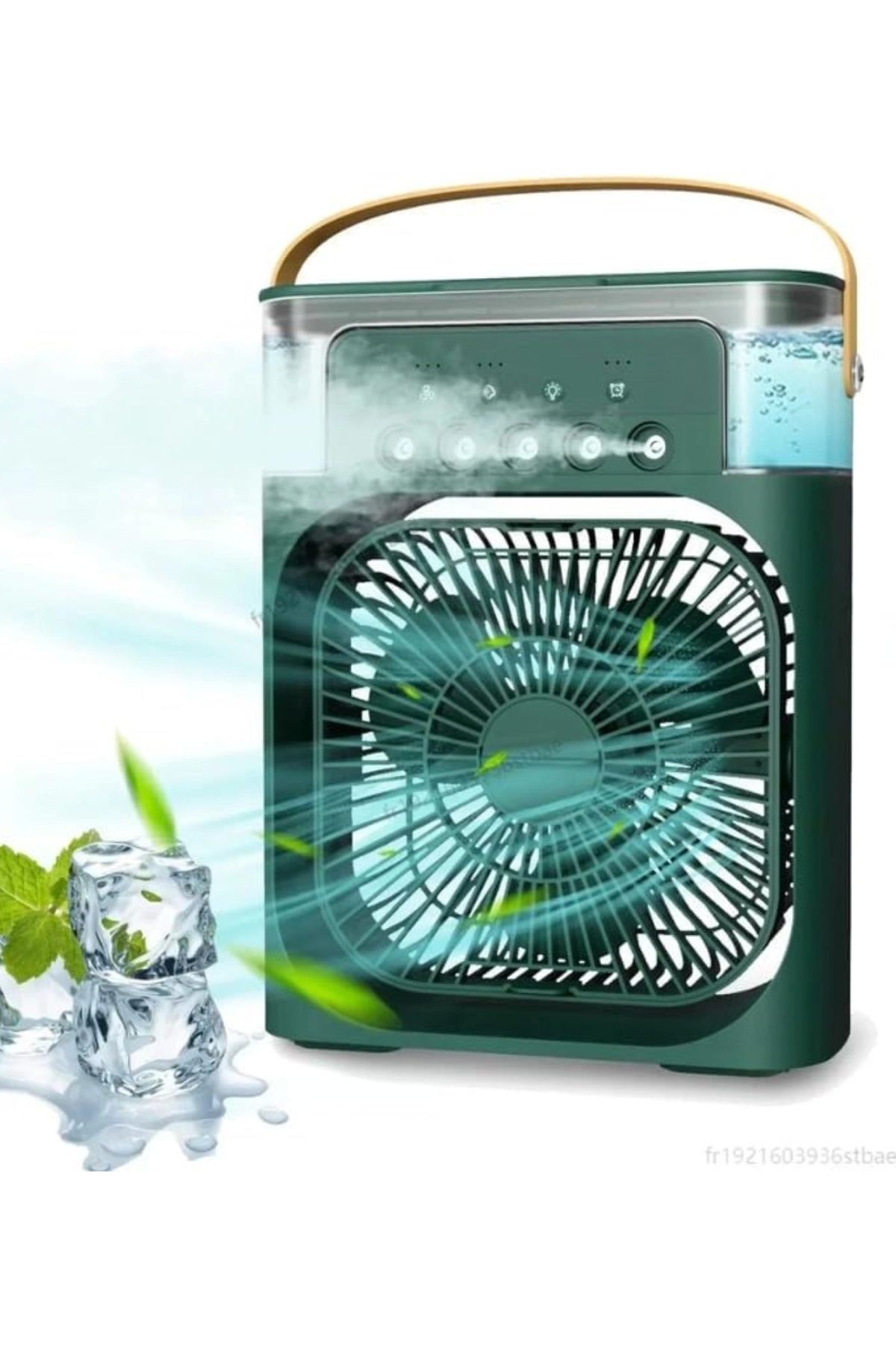 Blackbird Game Center Blic BWFN10 Yeşil Buzlu Vantilatör Mini Fan 5 Spreyli Su Püskürtmeli 600 ML Buhar Makinesi Nemlendir
