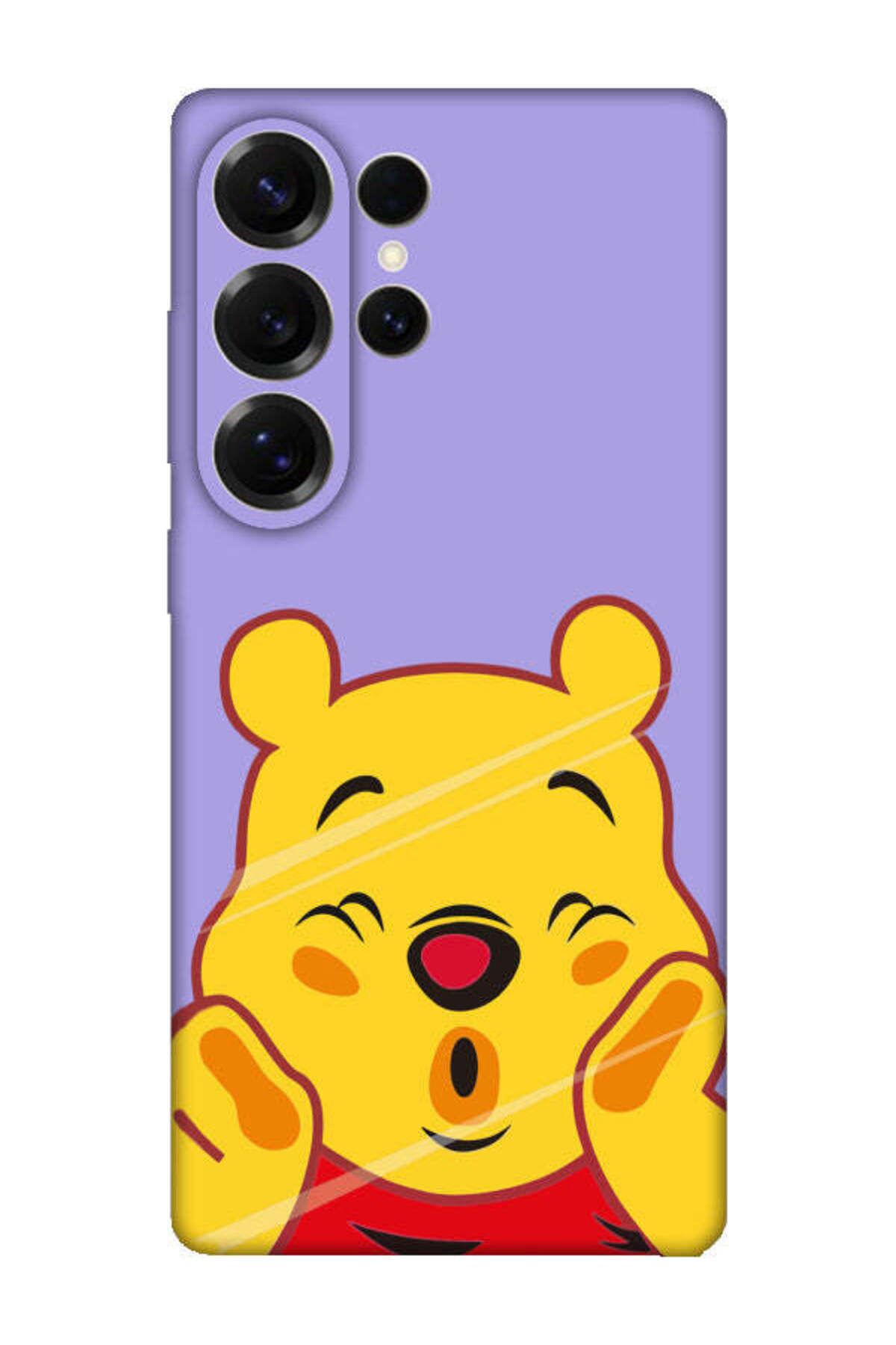 frondcase Samsung S25 Ultra Winnie The Pooh Lila Telefon Kılıfı