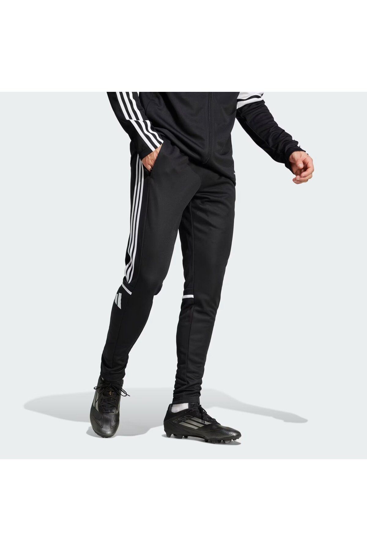 adidas Sq25 Tr Pnt Siyah - Beyaz Erkek Eşofman Altı JE2782