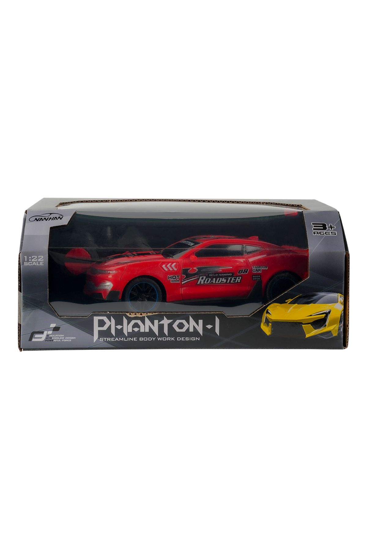 MEGA 1:22 PHANTOM DÖRT YÖNLÜ HAREKET EDEN UZAKTAN KUMANDALI ARABA KIRMIZI