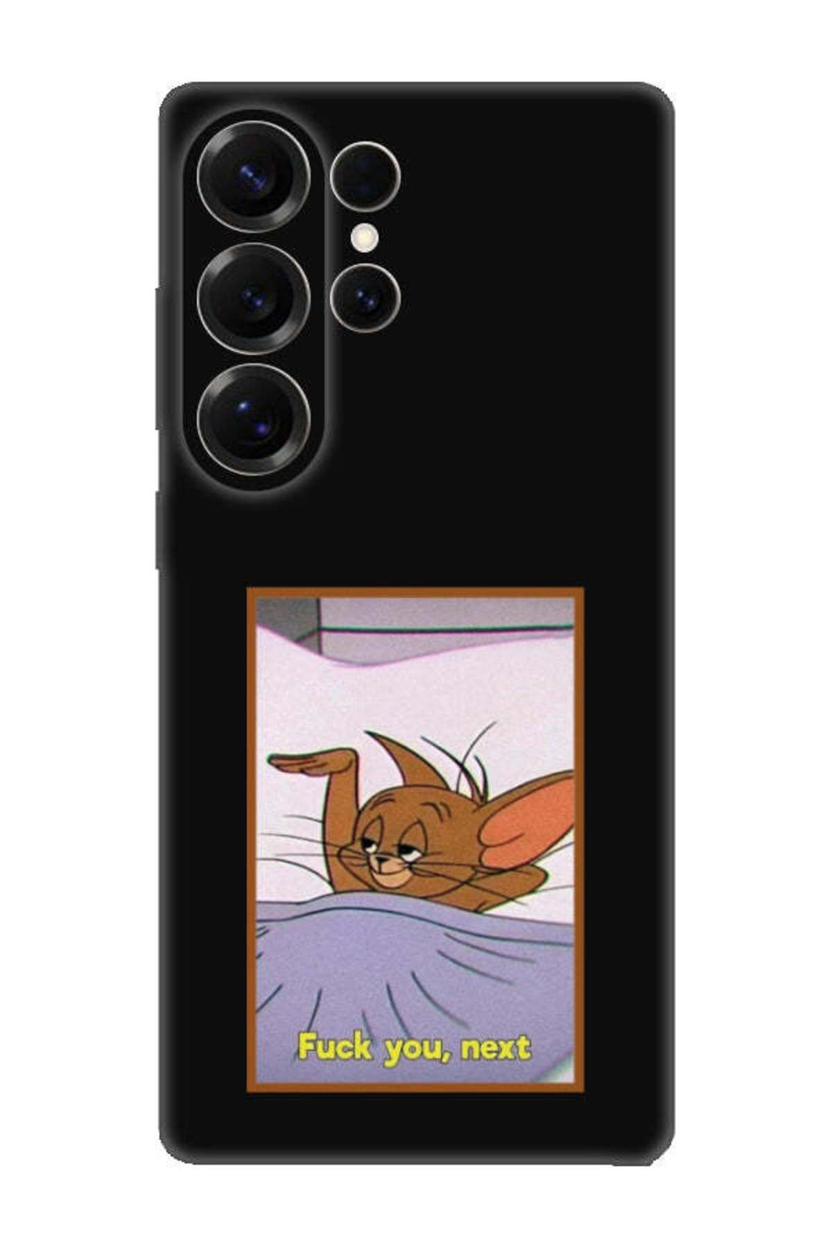 frondcase Samsung S25 Ultra Jerry Siyah Telefon Kılıfı