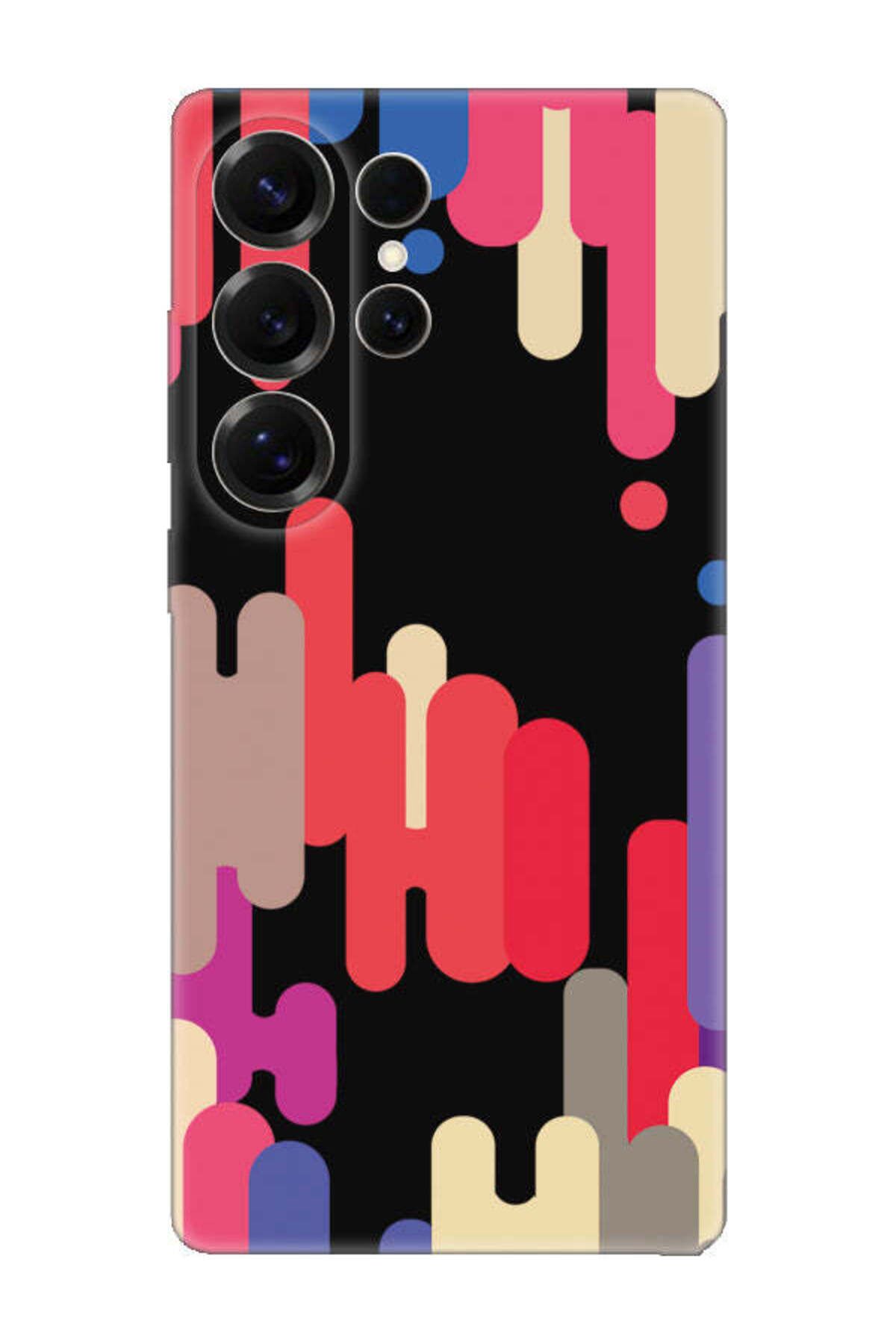 frondcase Samsung S25 Ultra Pop Art Siyah Telefon Kılıfı