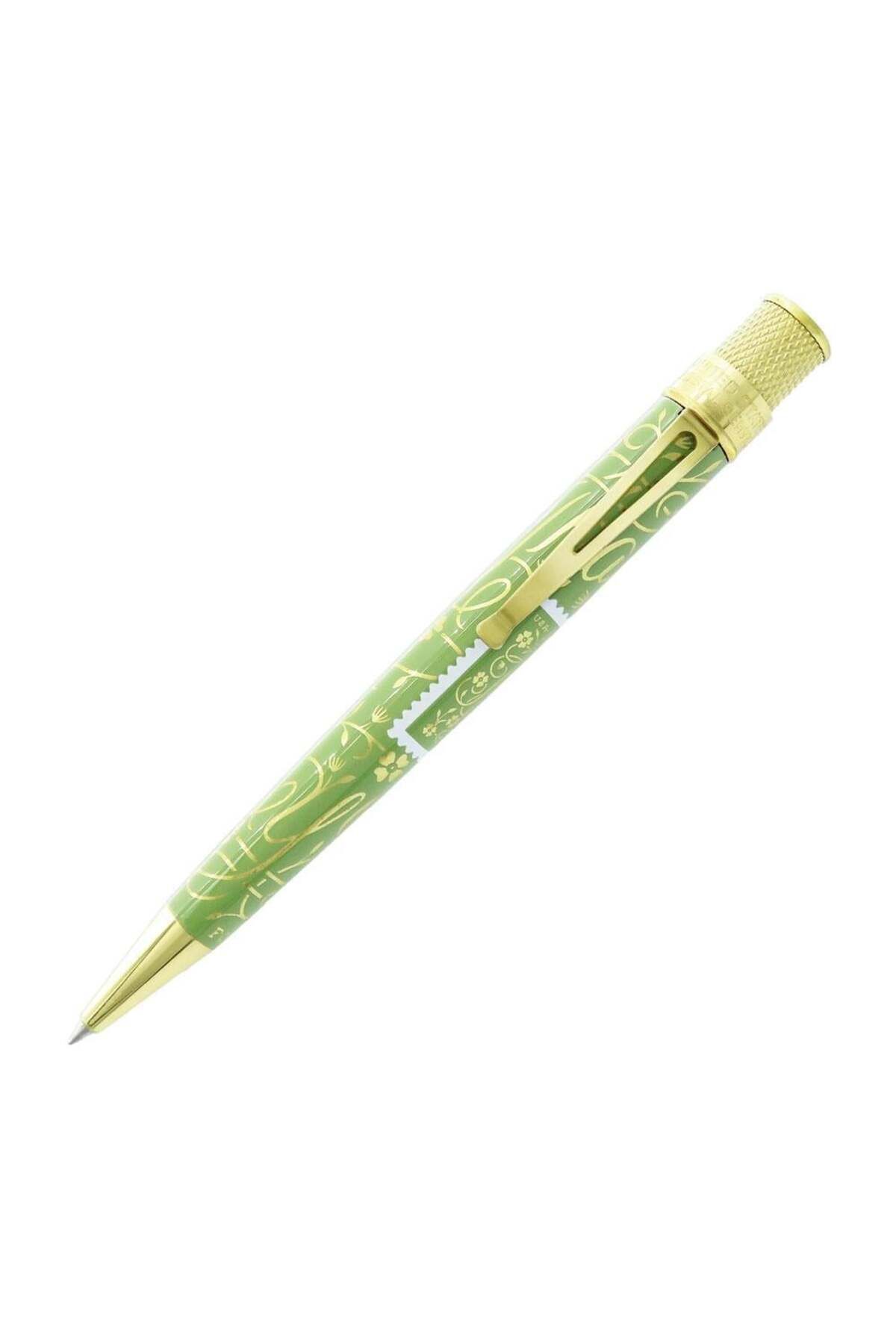 Retro 51 USPS Thank You Stamp Roller Kalem Green PRR-2256