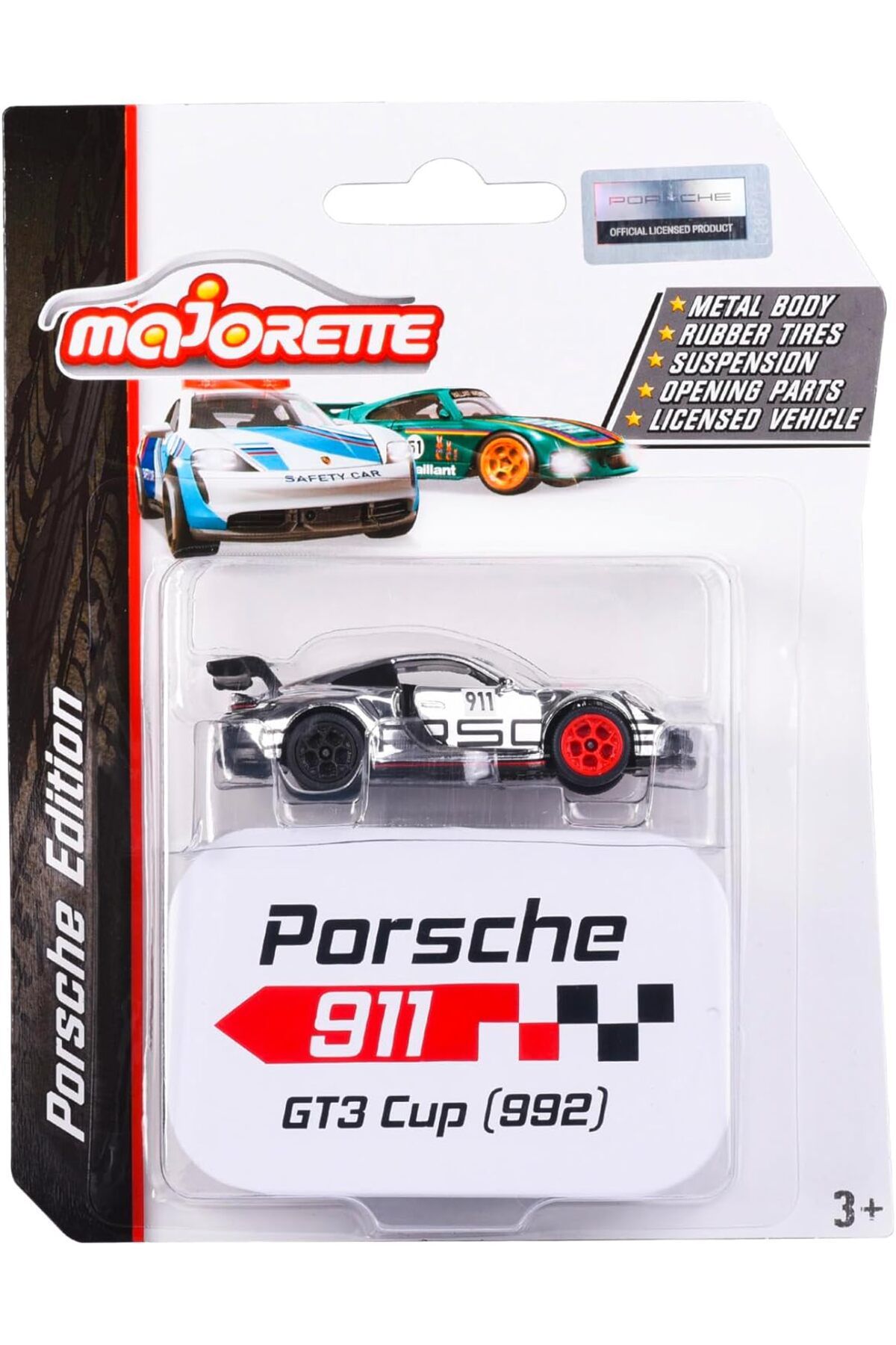 Majorette PORSCHE DELUX ARAÇLAR PORSCHE 911 GT3 CUP (992)