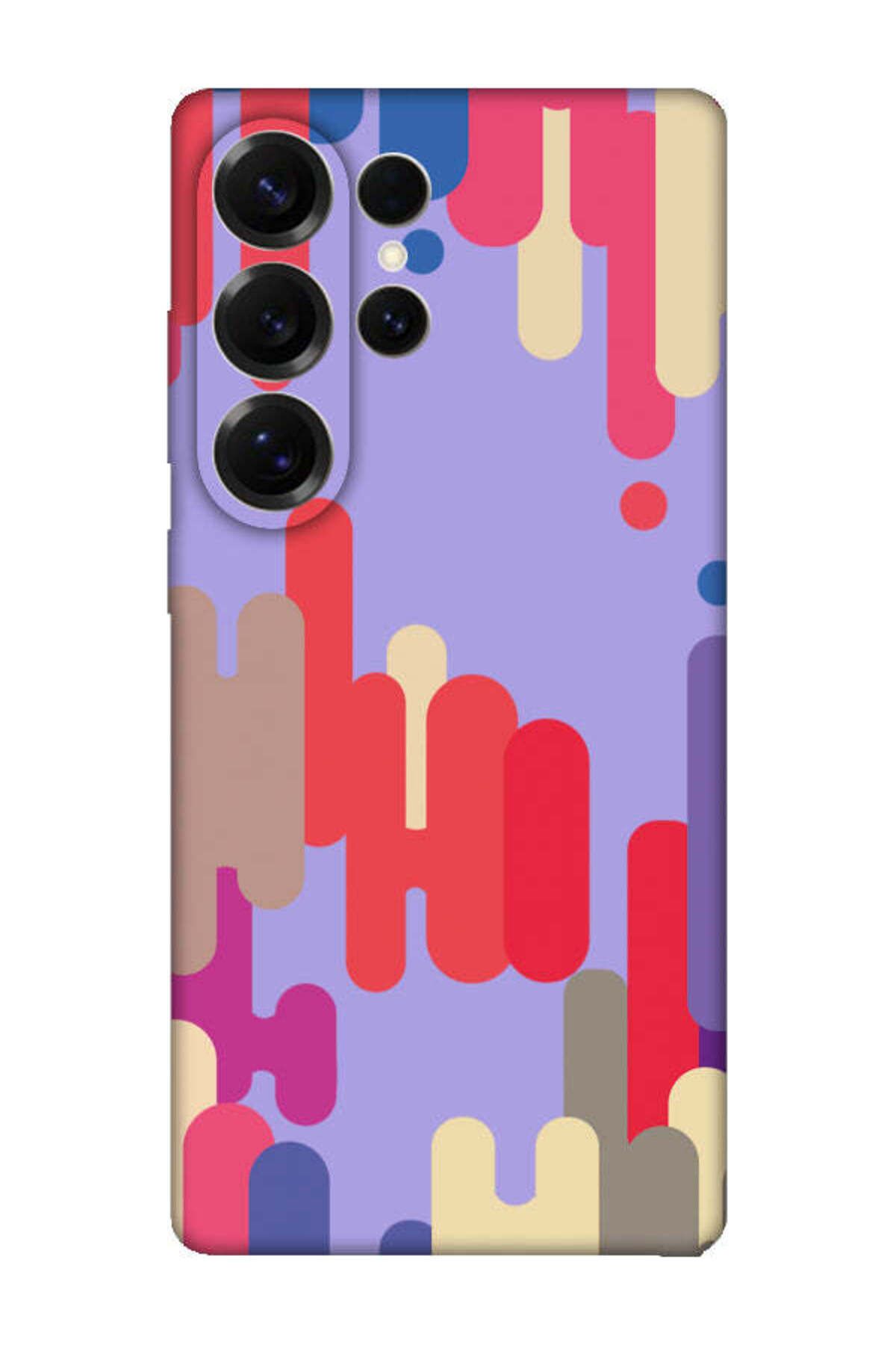 frondcase Samsung S25 Ultra Pop Art Lila Telefon Kılıfı