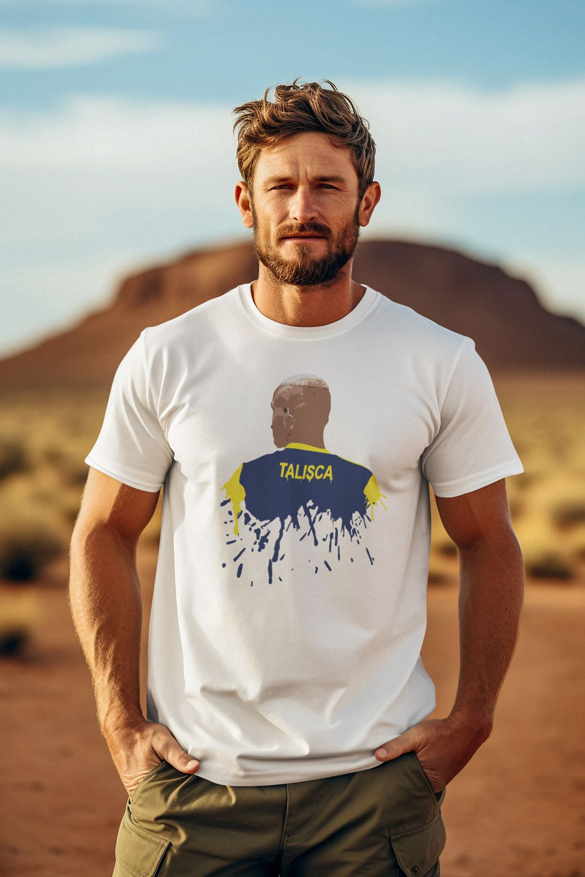 Biy Store Talisca fotoğraf futbol forma baskılı unisex kısa kollu tişört regular fit t-shirt