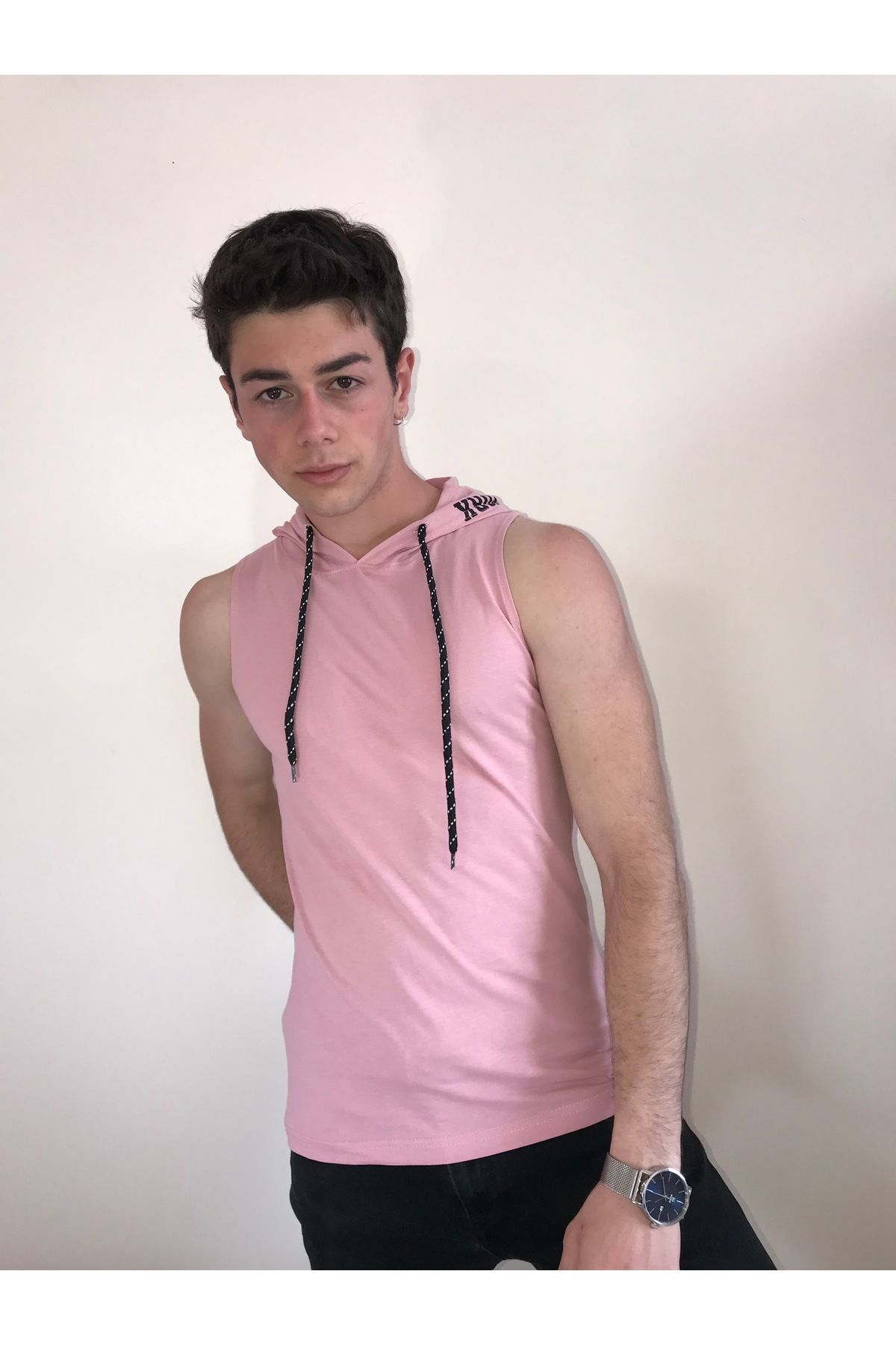 Avinar Unisex Kapüşonlu Baskılı T-shirt