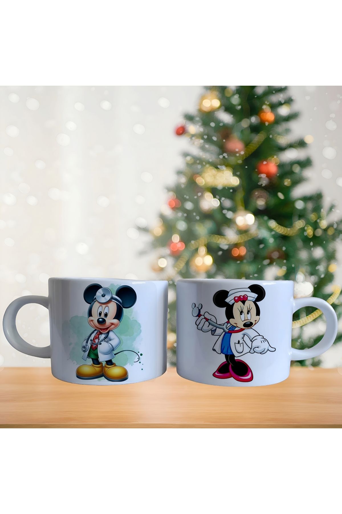 Ghostbusters Doktor hemşire Mickey mouse Porselen Fincan Takımı