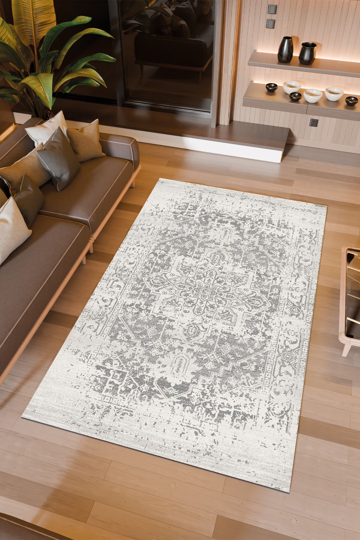 Halıcıoğlu home Dijital Baskı Makinede Yıkanabilir Kaymaz Taban Salon Halısı Yatak Odası Halısı & Yolluk Modelleri