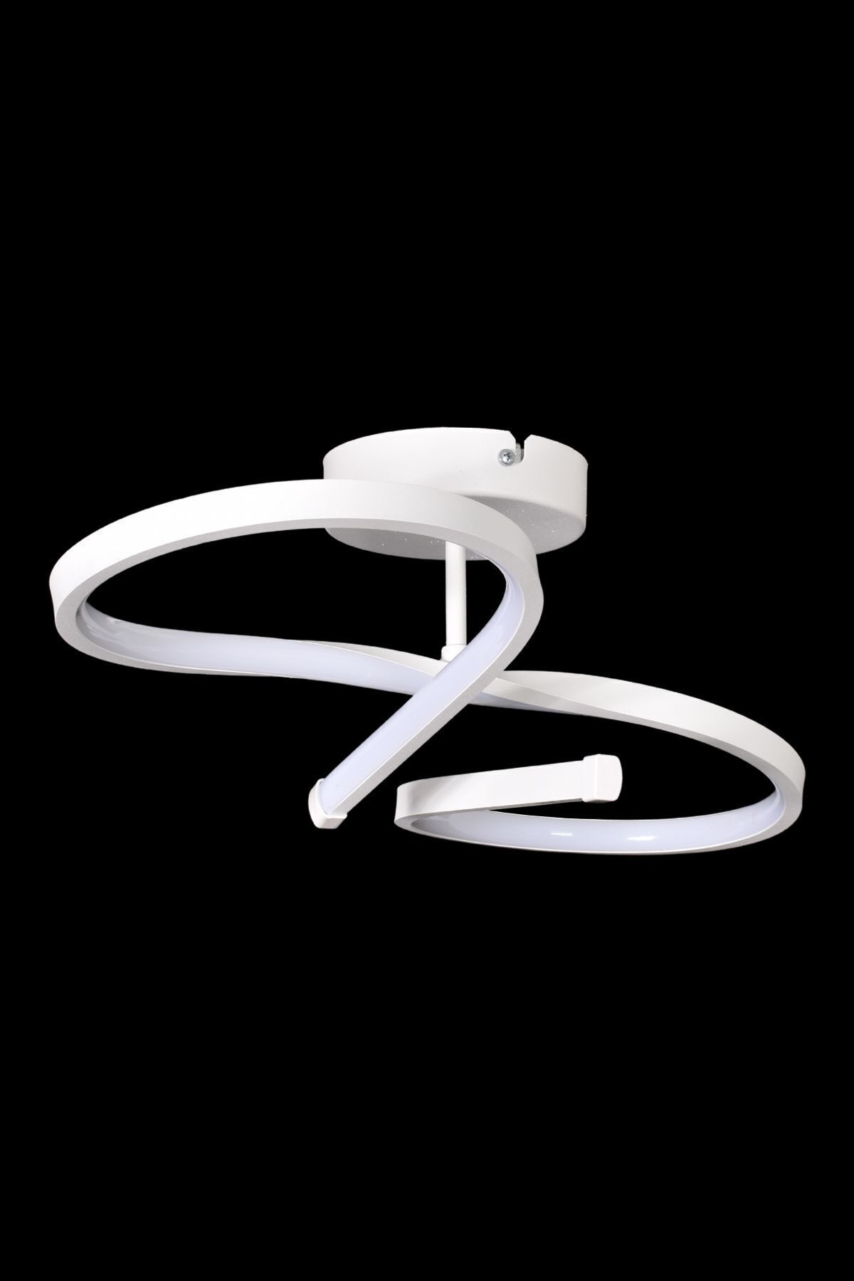 Barbara Modern Design Bedroom-Living Room-Kitchen Hall White Color White Led Chandelier