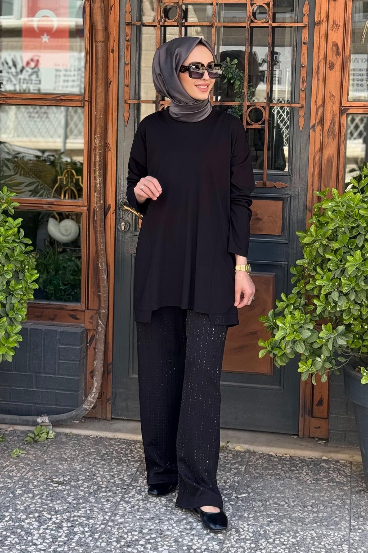 SEÇİL SCL Tunik 10002511211055 Siyah