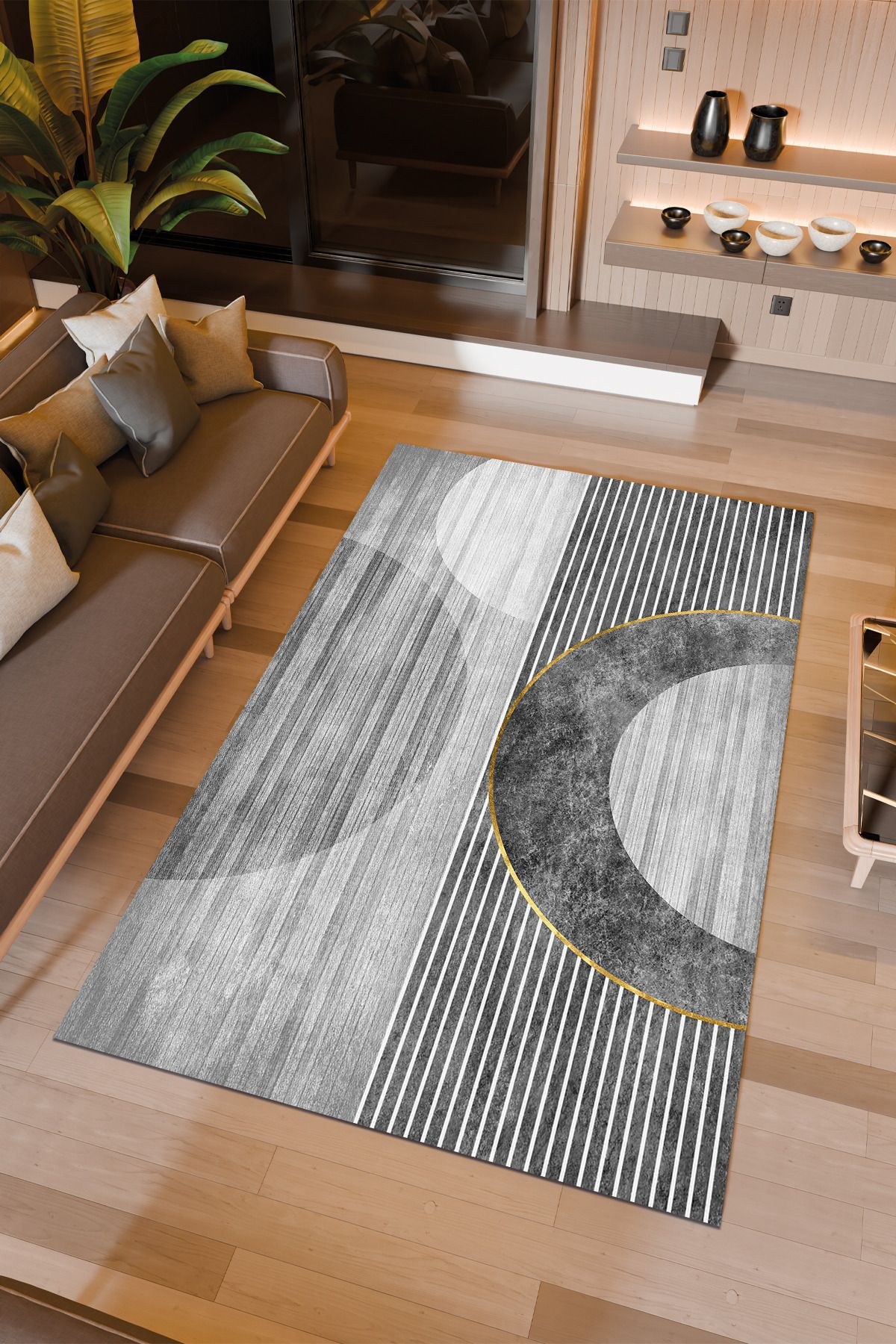 Halıcıoğlu home Dijital Baskı Makinede Yıkanabilir Kaymaz Taban Salon Halısı Yatak Odası Halısı & Yolluk Modelleri
