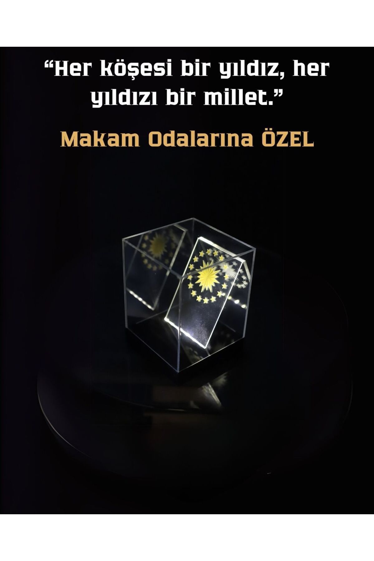 iscom İsme Özel Işıklı Pleksi Kutu