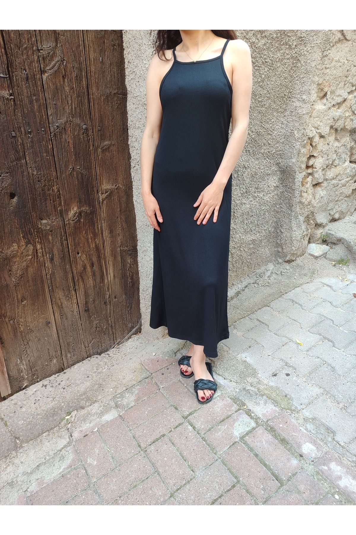 Markasız ucuz ASKILI YAZLIK ELBİSE