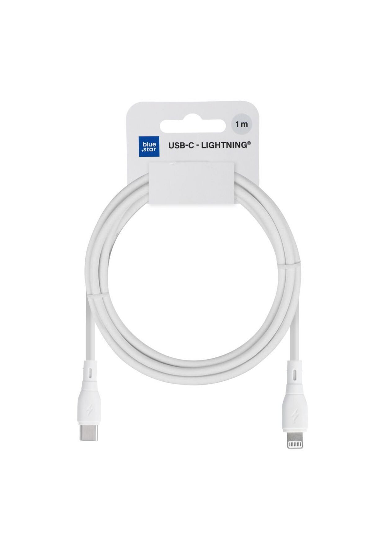 REDz Accessories-Cablu de încărcare de la tip C la Lightning, 2.4A, 27W, PJ72-18-3, 1m, alb 1