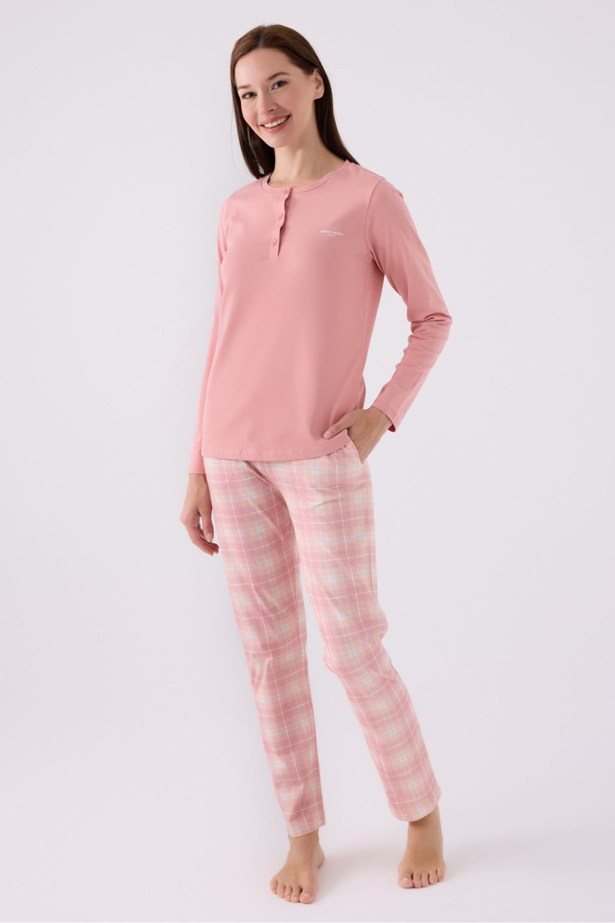 Pierre Cardin İkili Pijama Takım Retro Pembe - Süprem - 2 Li Takım