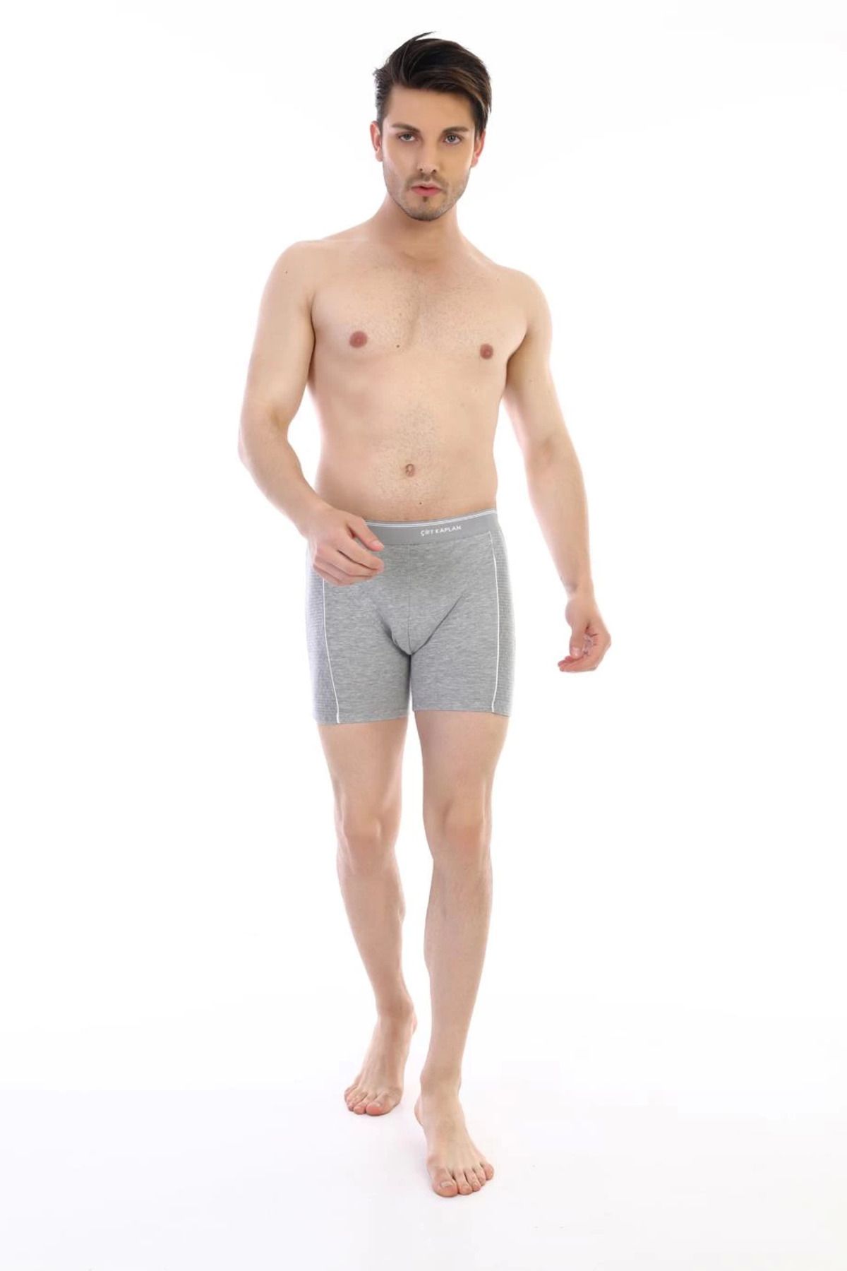Moda Şahsenem Çift Kaplan 855 Uzun Erkek Boxer