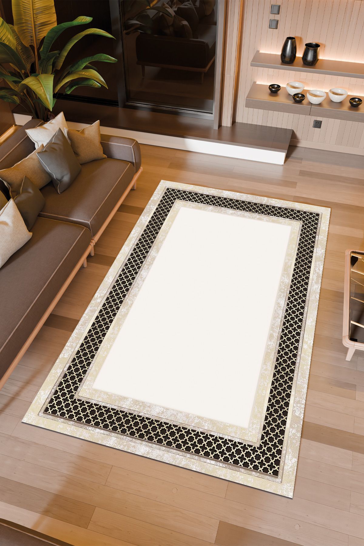 Halıcıoğlu home Dijital Baskı Makinede Yıkanabilir Kaymaz Taban Salon Halısı Yatak Odası Halısı & Yolluk Modelleri