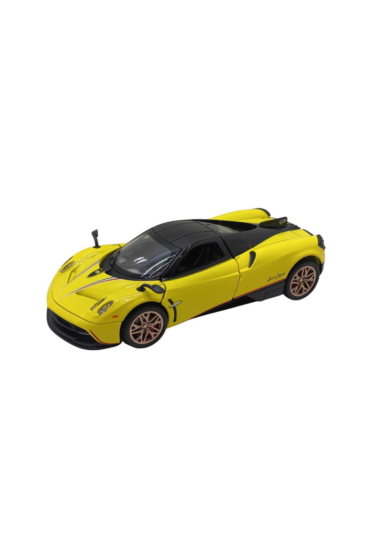 JPT-Pagani Zonda yellow metal model replica 1:32 with sounds and lights 4