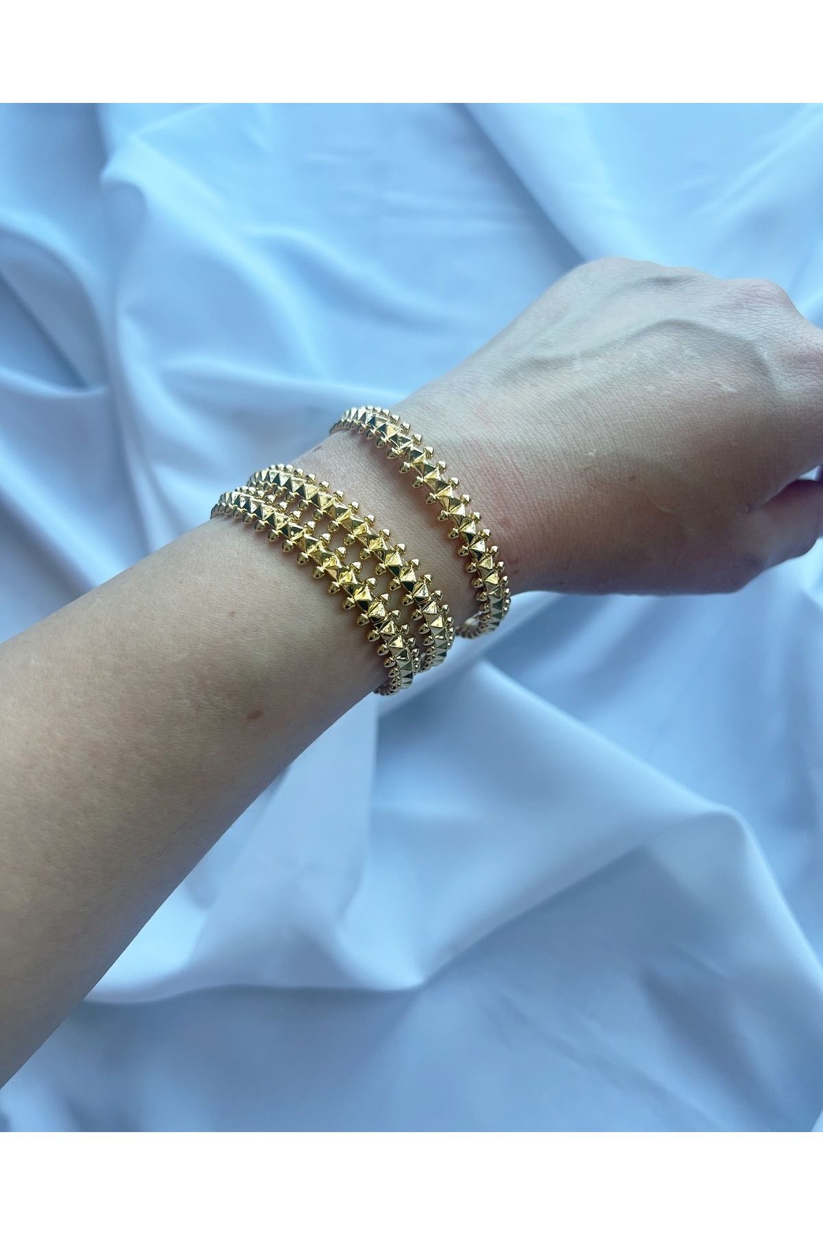 ALİA Vintage kadın gold kelepçe bilezik