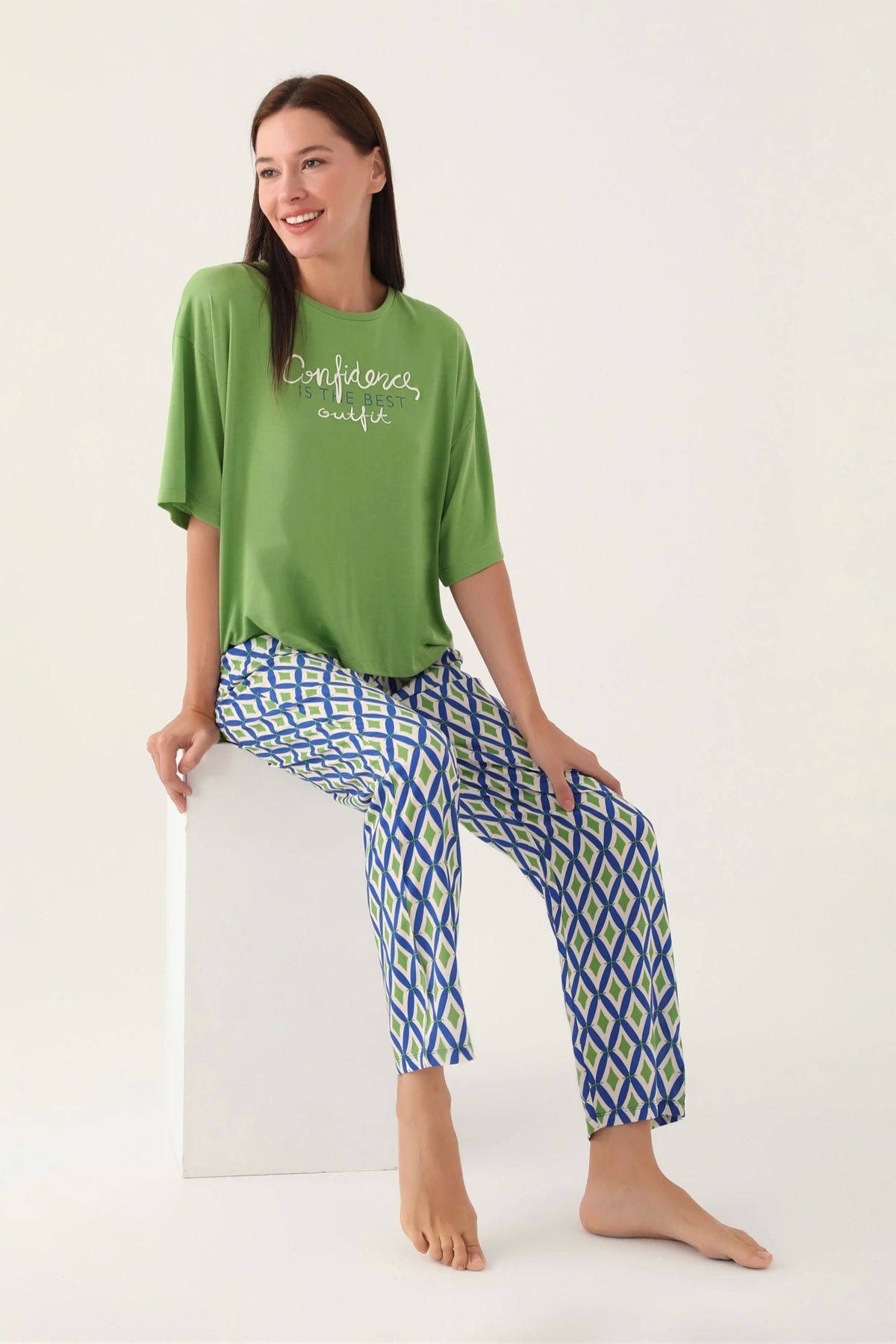 Moda Şahsenem Ar2932-s Kısa Kol Pijama Takım