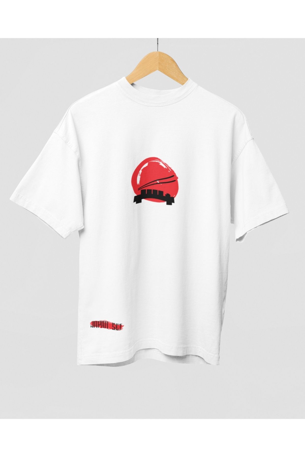 Mollis Tokyo Akışı Kadın Baskılı Oversize T-Shirt
