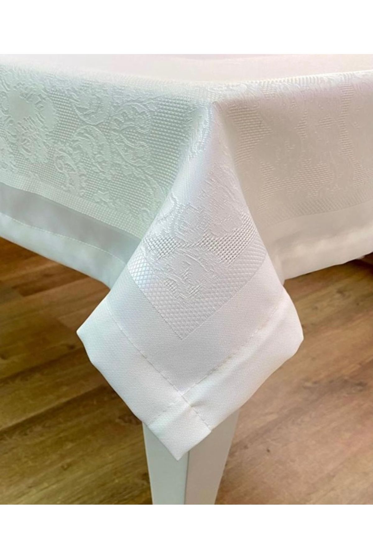 TNR Jumbo jakar polyester sıvı geçirmez pano desen lüks leke tutmayan kumaş masa örtüsü