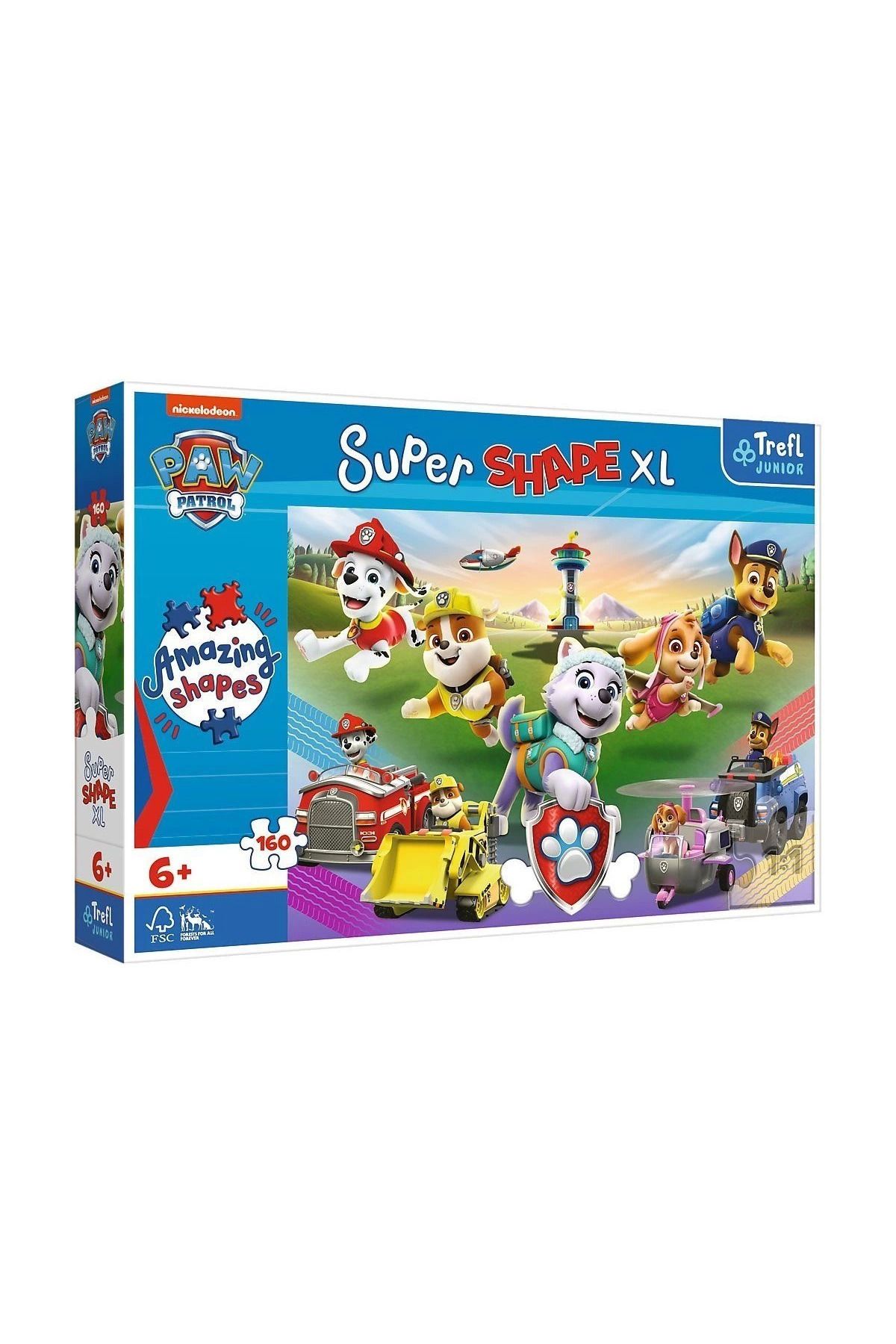 VARDEM OYUNCAK Puzzle-50021 Paw Patrol 160 Parça Xl