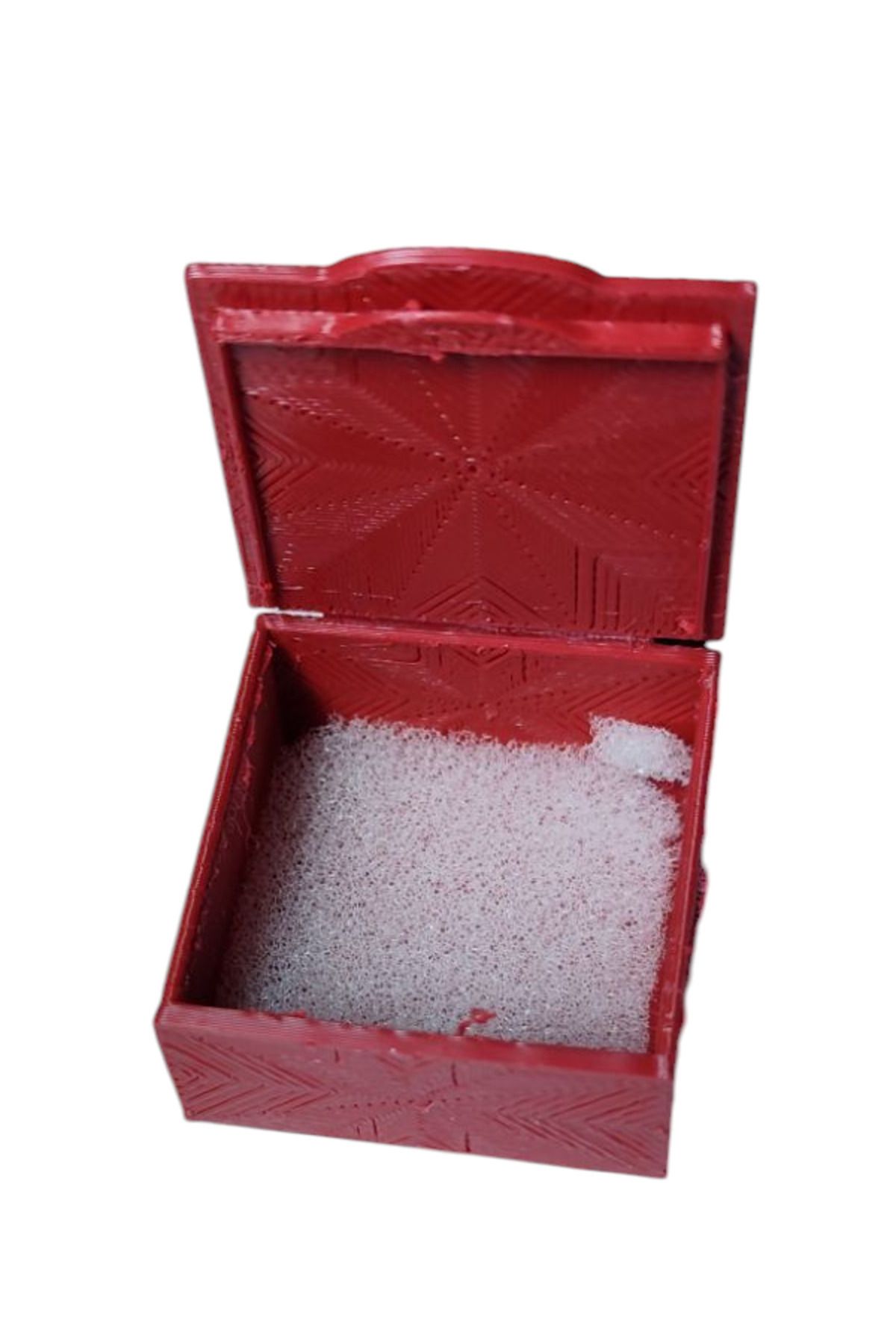 ÇUKUROVA ÜTÜ 100 Adet Çıtçıtlı Süngerli Plastik Çeyrek Altın Kutusu, Mavi, Kırmızı, Siyah Renkler,
