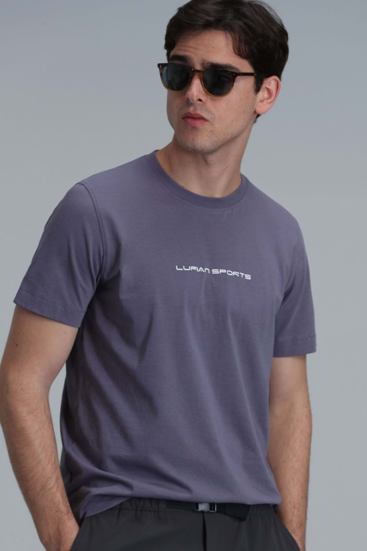 Kocamanlar Ayakkabı Lufian 111020190 Tony Modern Grafik T- Shirt Erkek T-Shirt VİZON