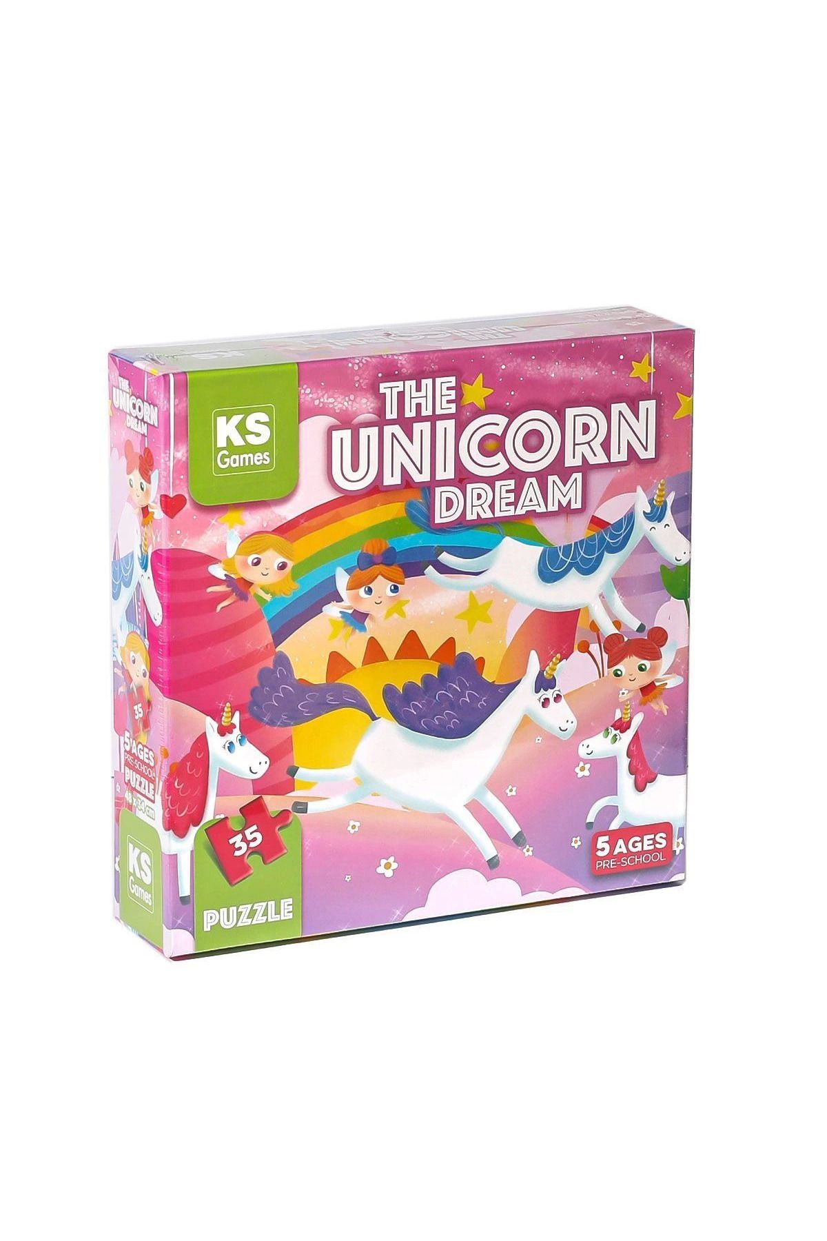 Ks Puzzle Prs 32710 The Unicorn Dream Pre School Puzzle -ks Puzzle