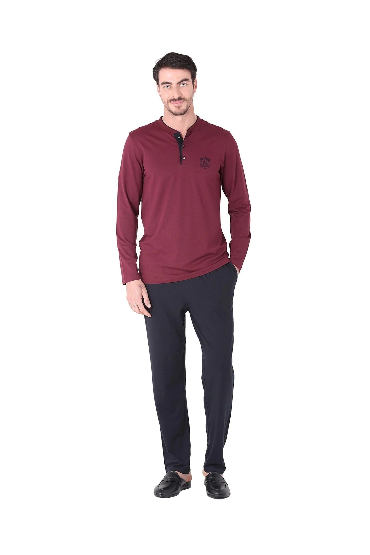 Moda Şahsenem D's Damat 221001 Uzun Kol Pijama Takımı