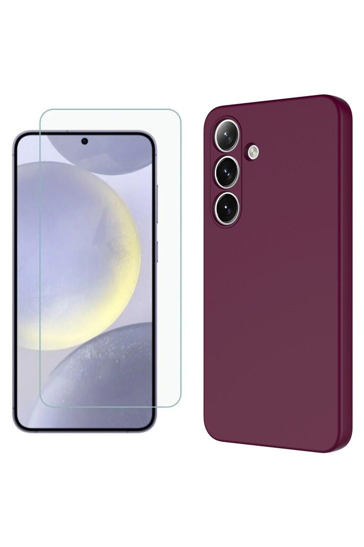 Vendas Samsung Galaxy S25 Kılıf Zore Mara Lansman Kapak + Nano Ekran Koruyucu