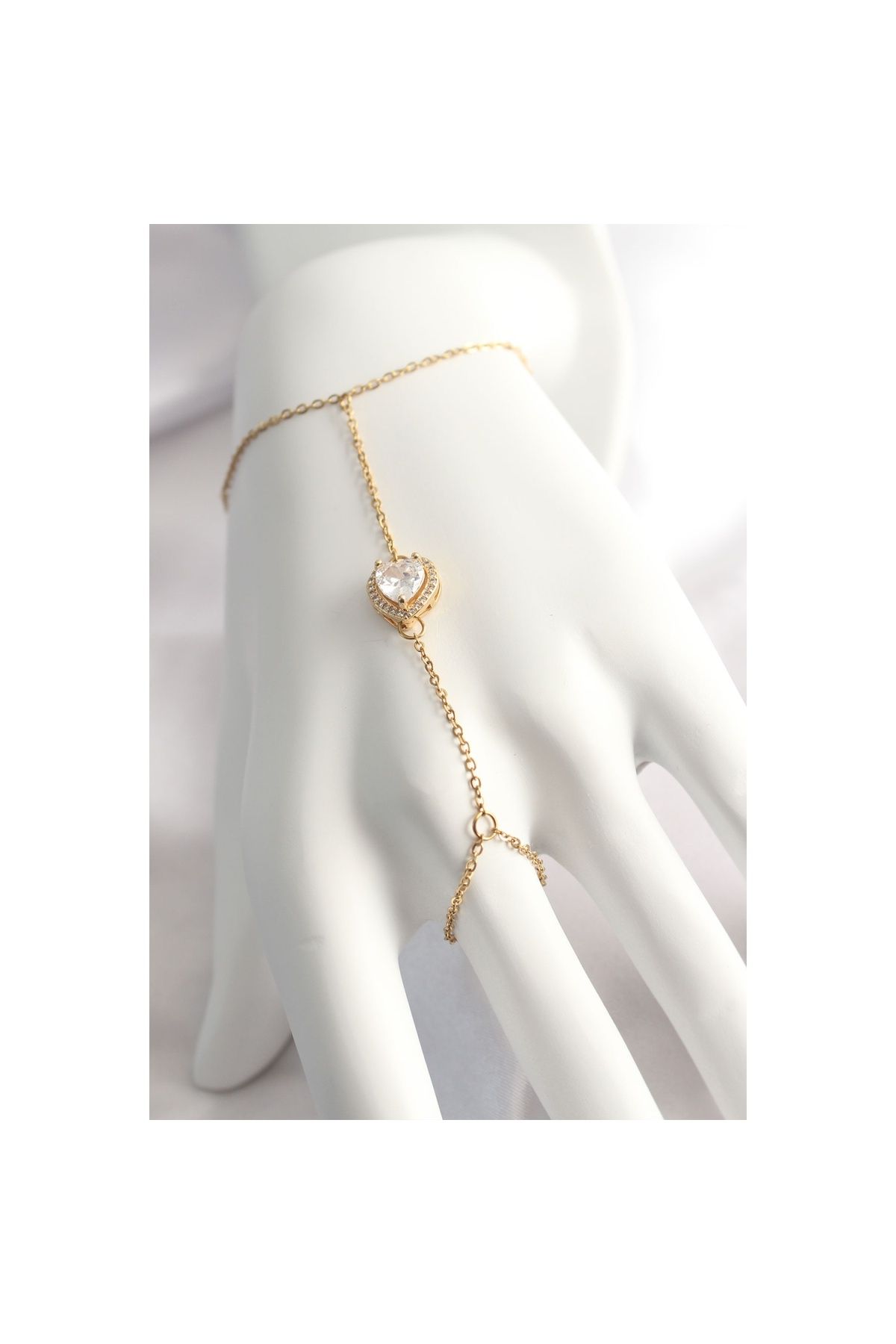 maarketim 316L Çelik Gold Renk Kalp Model Şahmeran