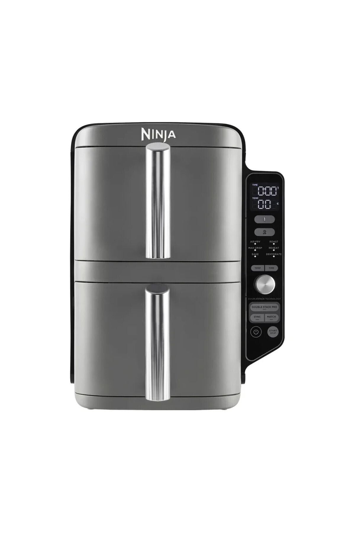 NINJA DoubleStack XL 9.5L Çift Hazneli Az Yağlı Pişirici - SL400EU - Shark Ninja