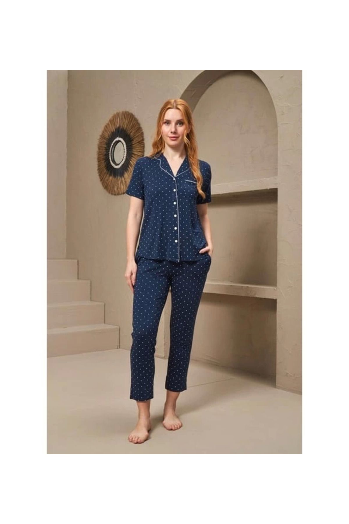 Moda Şahsenem Pjs 25163 Kısa Kol Pijama Takımı
