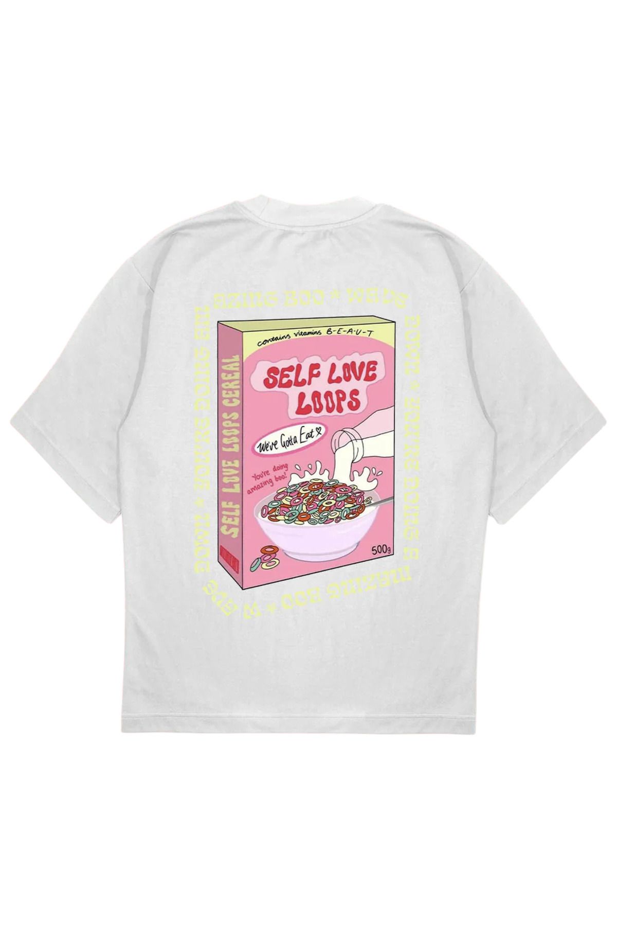 SVART WEAR SELF LOVE T-Shirt OVERSIZE Tişört Self love loops