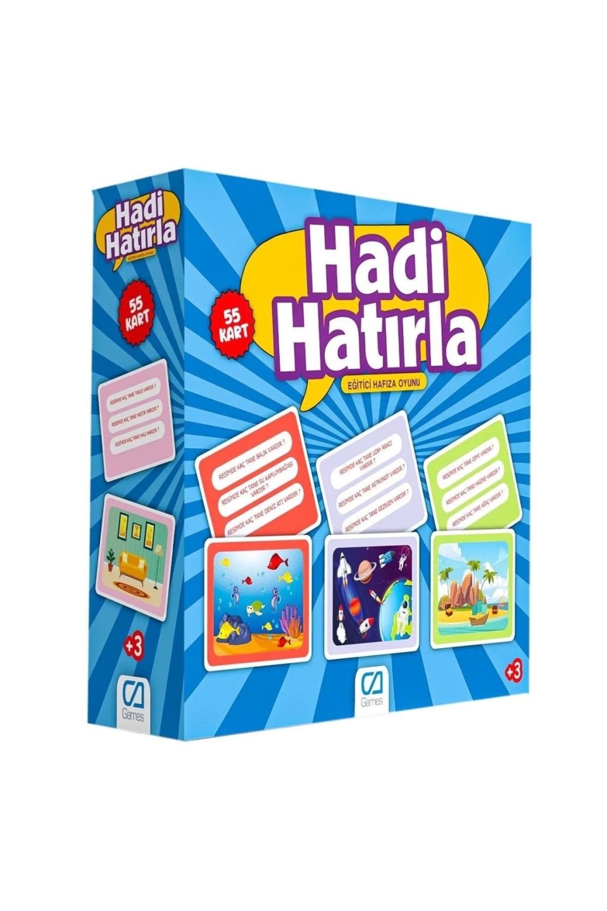 Finetoo 5108 CA Games, Hadi Hatırla - Eğitici Hafıza Oyunu / +5 yaş