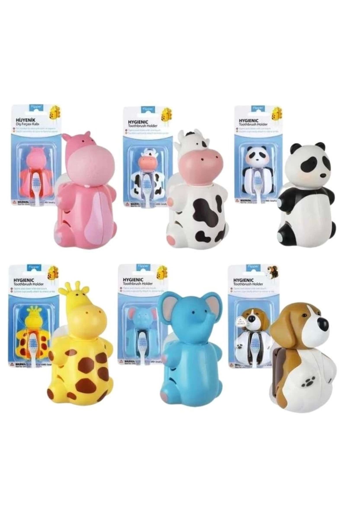 Finetoo Nessiworld Flipper Hijyenik Diş Fırçası Saklama Kabı