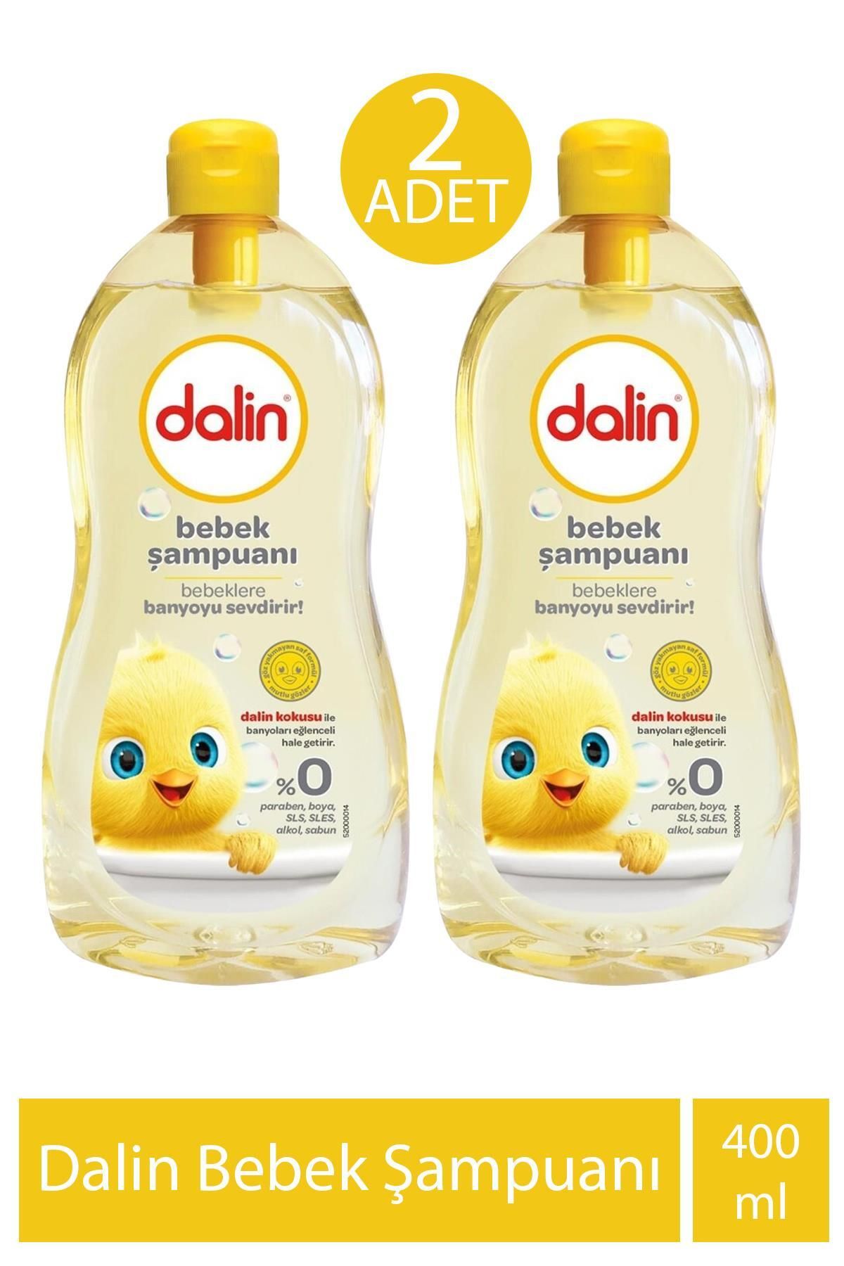 Dalin Bebek Şampuanı 400 ml 2 Adet