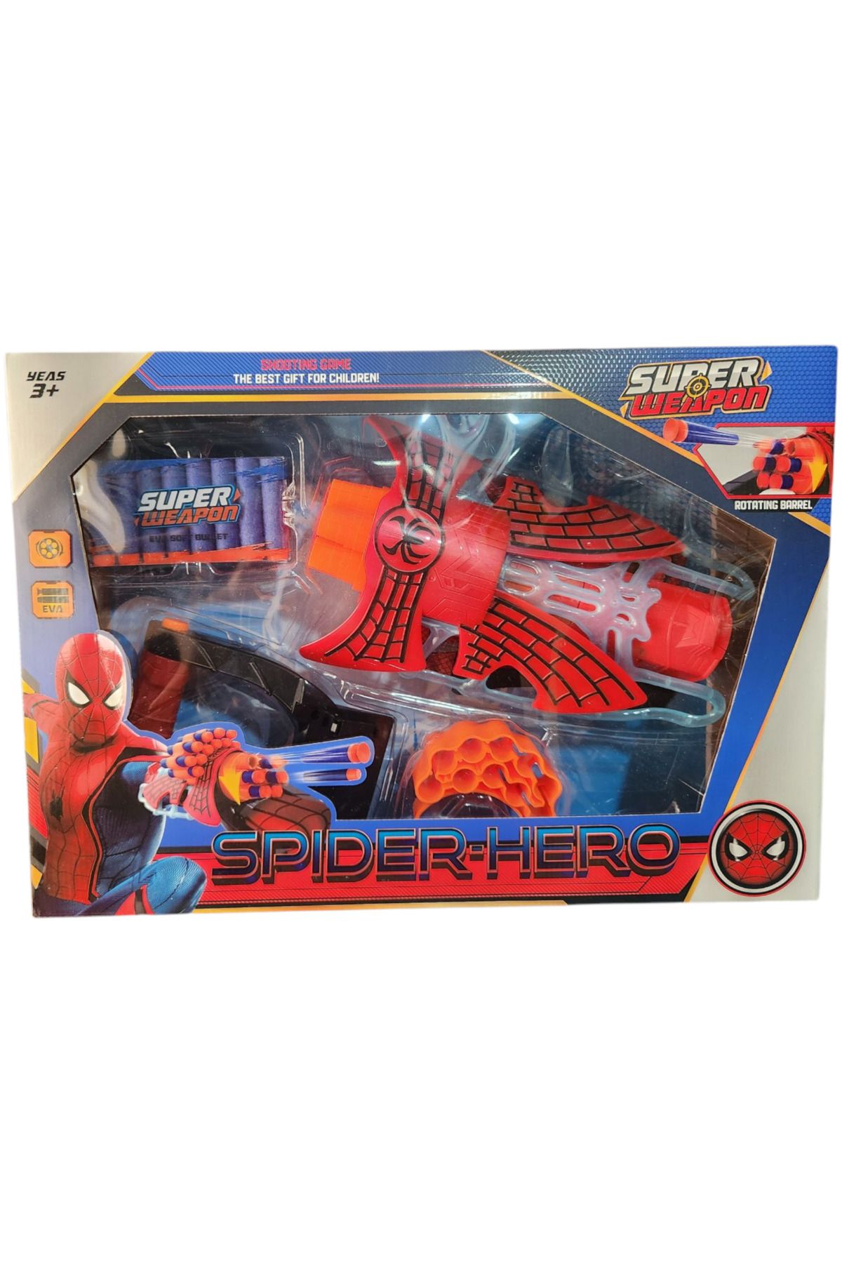 Ailenizin Oyuncakçısı Spider-man YENİ SÜNGER ATICI SET