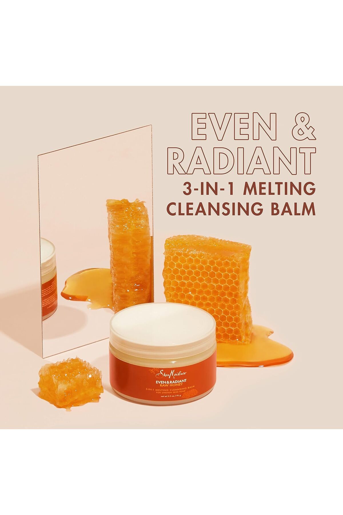Shea Moisture-Even and Radiant Face Cleanser For Uneven Skin Tone and Dark Spots 3-in-1 Cleansing Ba 9