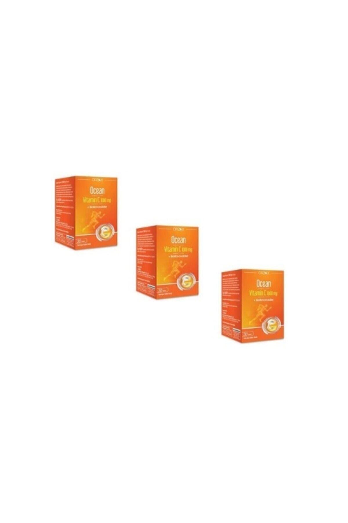 Seddar Collection Ocean Vitamin C 1000 mg 30 Tablet 3 Adet